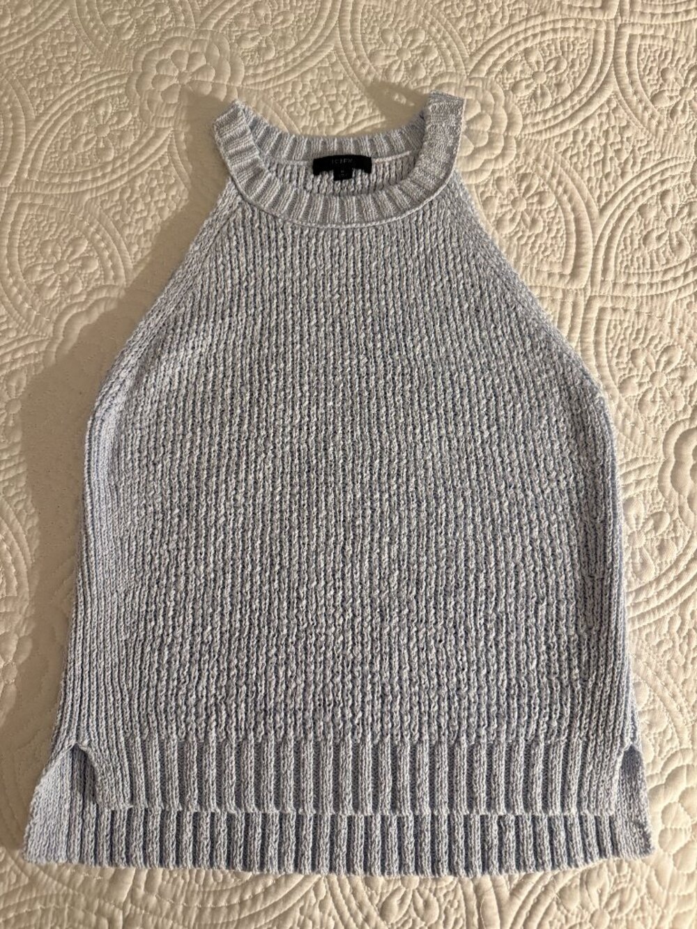 J Crew High-neck sweater-tank